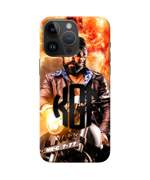 Rocky Bhai on Bike iPhone 14 Pro Max Real 4D Back Cover