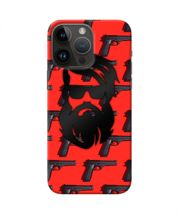 Rocky Bhai Beard Look iPhone 14 Pro Max Real 4D Back Cover
