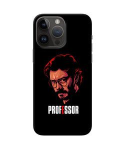 Money Heist Professor Sketch iPhone 14 Pro Max Back Cover