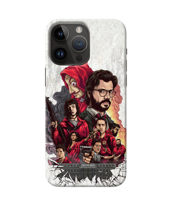 Money Heist Poster iPhone 14 Pro Max Back Cover