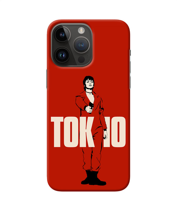 Money Heist Tokyo With Gun iPhone 14 Pro Max Back Cover