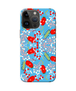 Small red animation pattern iPhone 14 Pro Max Back Cover