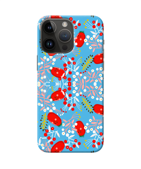 Small red animation pattern iPhone 14 Pro Max Back Cover