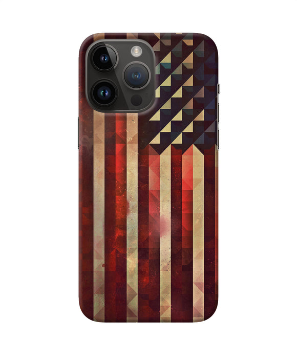 Vintage US flag iPhone 14 Pro Max Back Cover