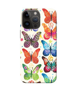 Abstract butterfly print iPhone 14 Pro Max Back Cover