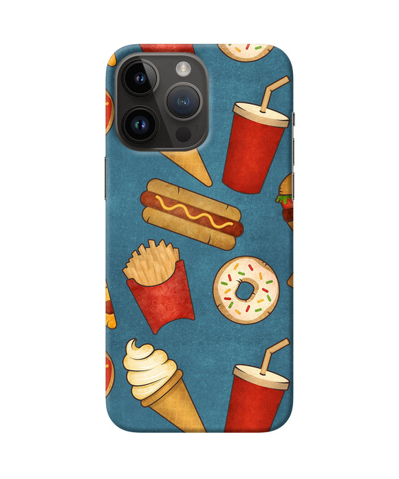 Abstract food print iPhone 14 Pro Max Back Cover