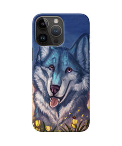 Cute wolf iPhone 14 Pro Max Back Cover