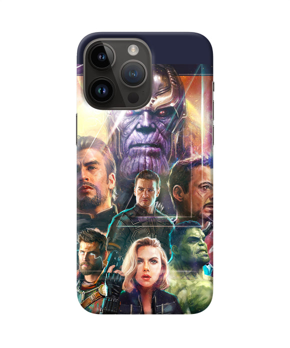 Avengers poster iPhone 14 Pro Max Back Cover