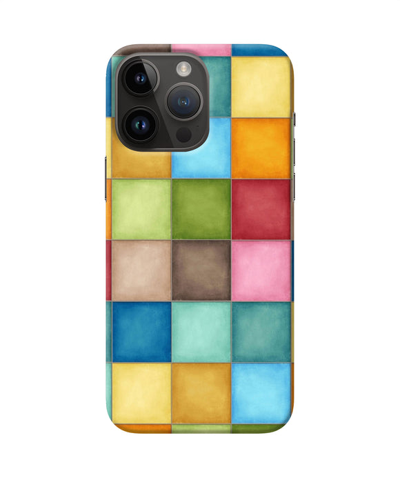 Abstract colorful squares iPhone 14 Pro Max Back Cover