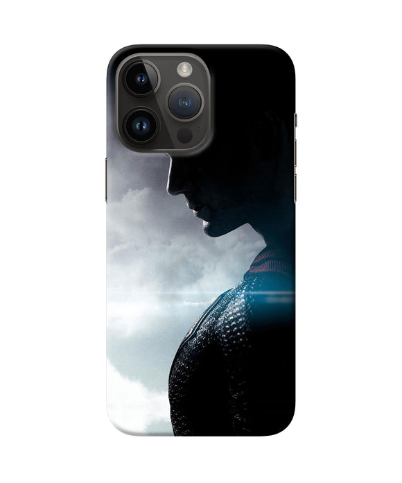 Superman super hero poster iPhone 14 Pro Max Back Cover