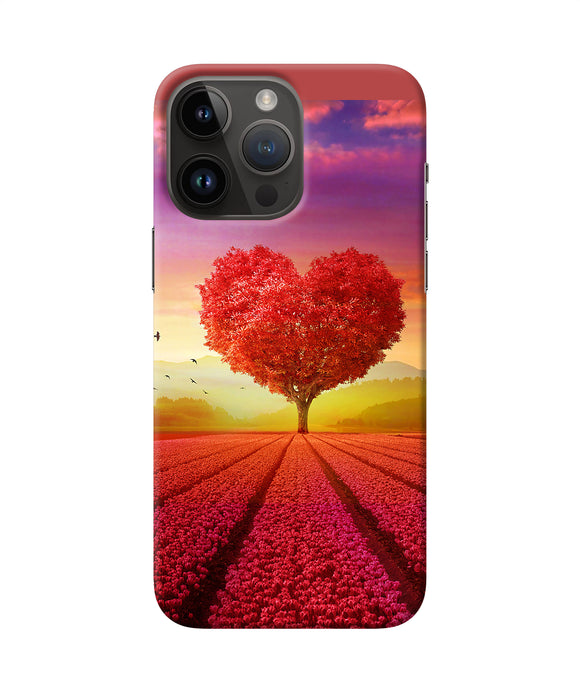 Natural heart tree iPhone 14 Pro Max Back Cover