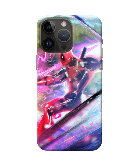 Deadpool super hero iPhone 14 Pro Max Back Cover