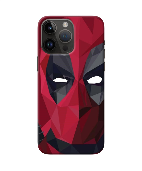 Abstract deadpool mask iPhone 14 Pro Max Back Cover