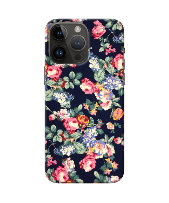 Natural flower print iPhone 14 Pro Max Back Cover