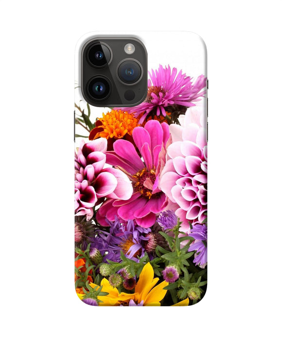 Natural flowers iPhone 14 Pro Max Back Cover