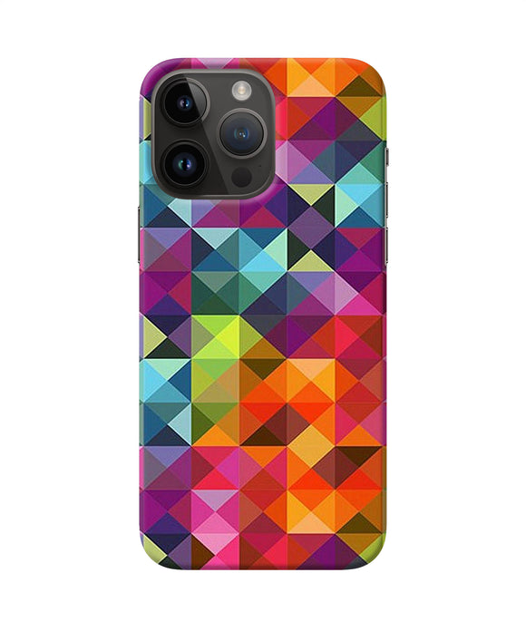 Abstract triangle pattern iPhone 14 Pro Max Back Cover
