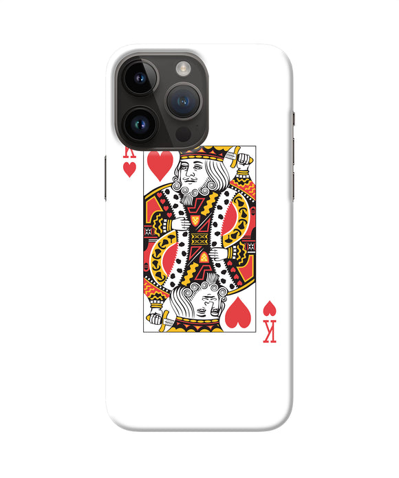Heart king card iPhone 14 Pro Max Back Cover