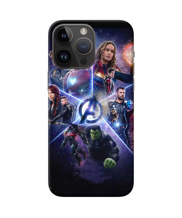 Avengers super hero poster iPhone 14 Pro Max Back Cover