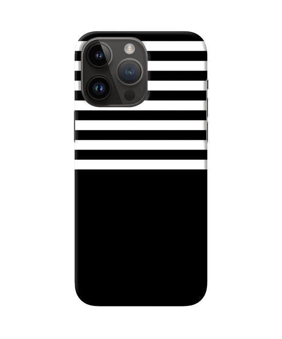 Black and white print iPhone 14 Pro Max Back Cover