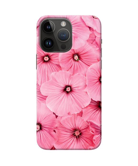 Pink flowers iPhone 14 Pro Max Back Cover