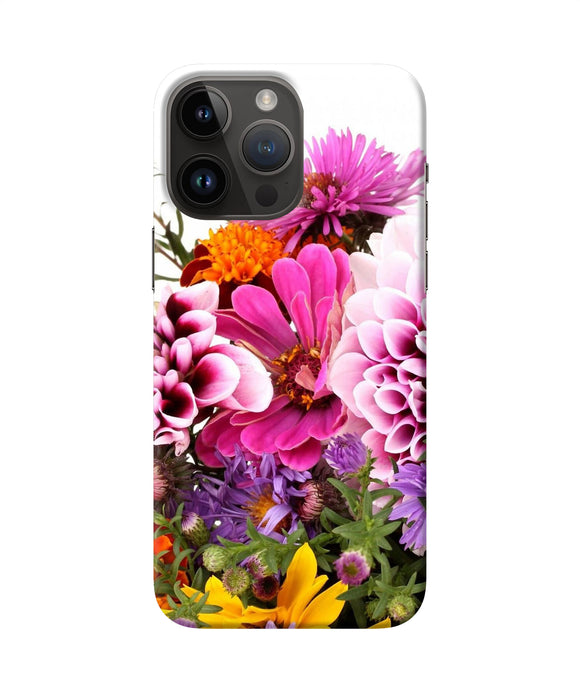 Natural flowers iPhone 14 Pro Max Back Cover