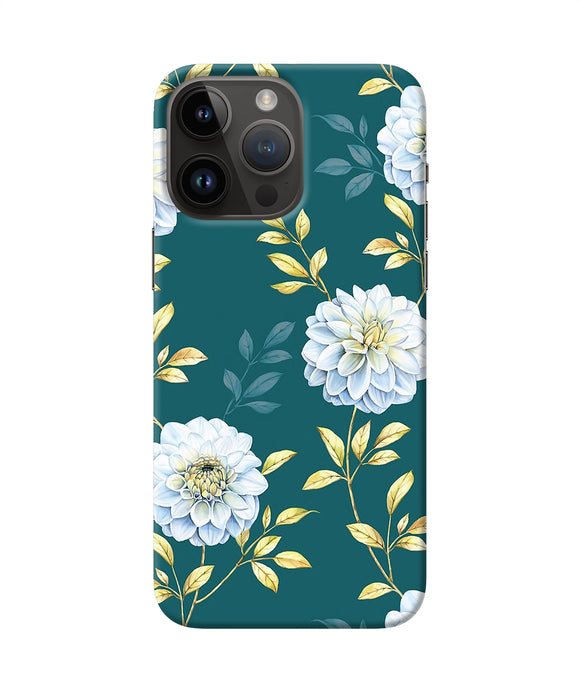 Flower canvas iPhone 14 Pro Max Back Cover