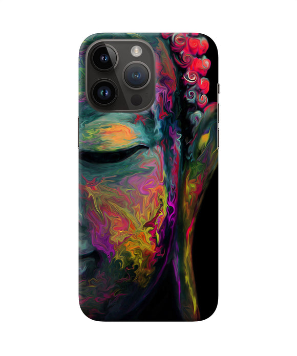 Buddha face painting iPhone 14 Pro Max Back Cover
