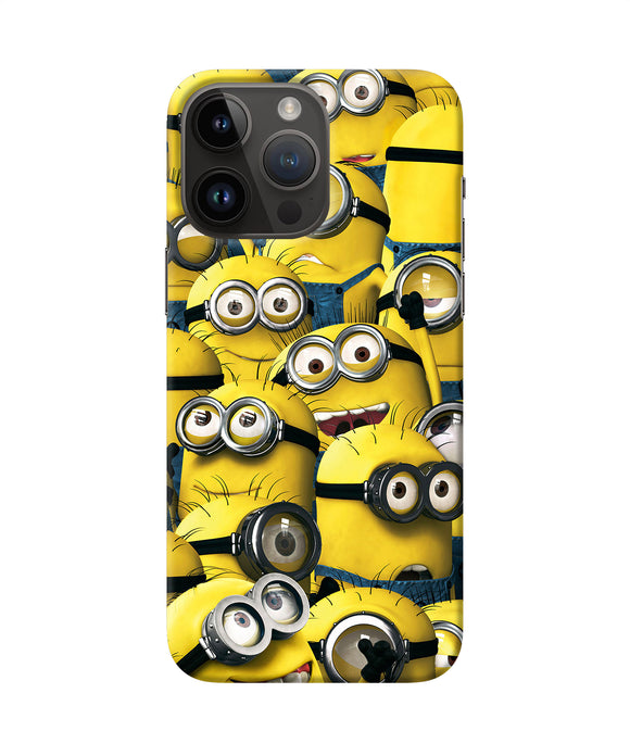 Minions crowd iPhone 14 Pro Max Back Cover