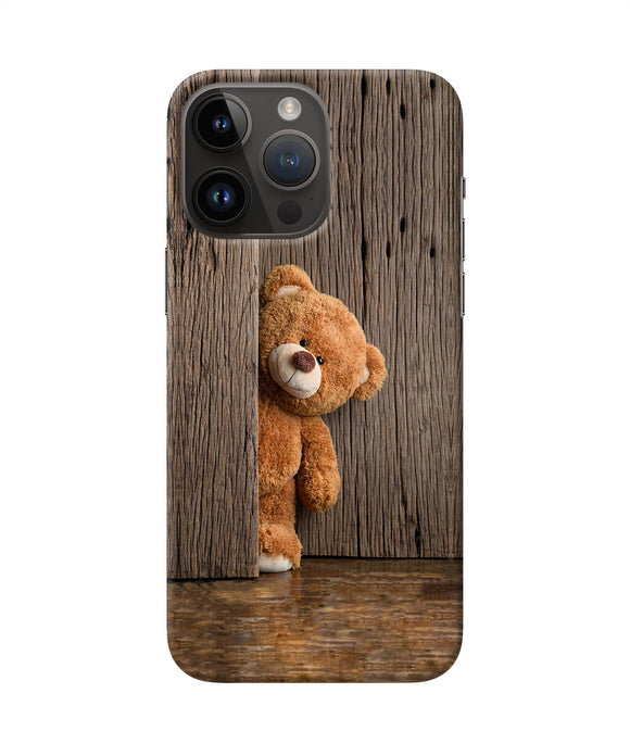 Teddy wooden iPhone 14 Pro Max Back Cover