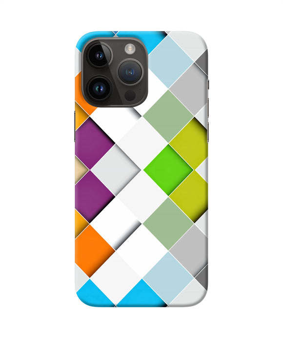 Abstract color box iPhone 14 Pro Max Back Cover