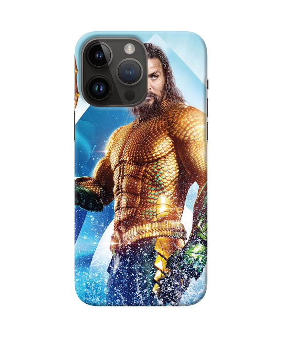 Aquaman water poster iPhone 14 Pro Max Back Cover
