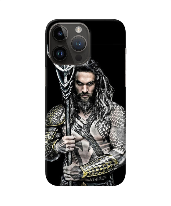 Aquaman trident black iPhone 14 Pro Max Back Cover