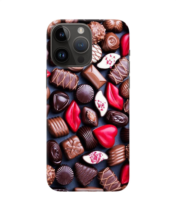 Valentine special chocolates iPhone 14 Pro Max Back Cover