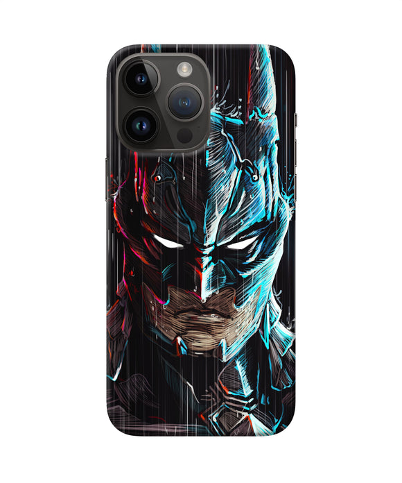 Batman face iPhone 14 Pro Max Back Cover