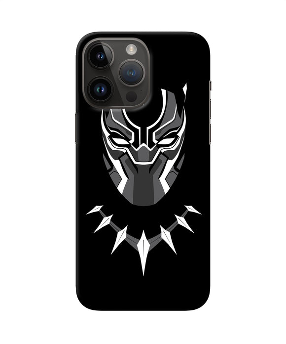 Black penthon cartoon iPhone 14 Pro Max Back Cover