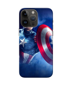Captain america on sky iPhone 14 Pro Max Back Cover