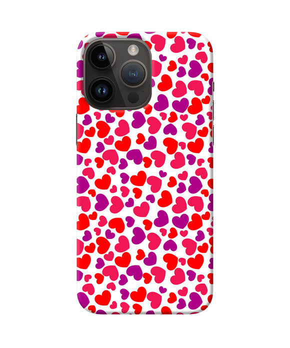 Red heart canvas print iPhone 14 Pro Max Back Cover
