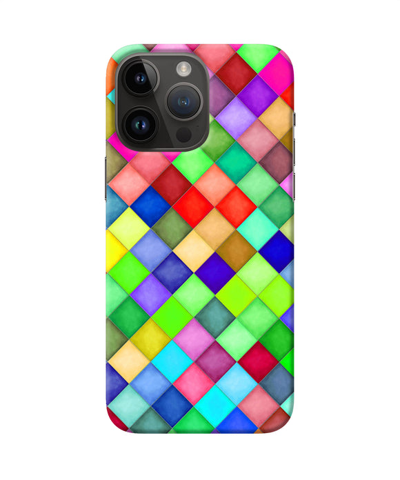 Abstract colorful squares iPhone 14 Pro Max Back Cover