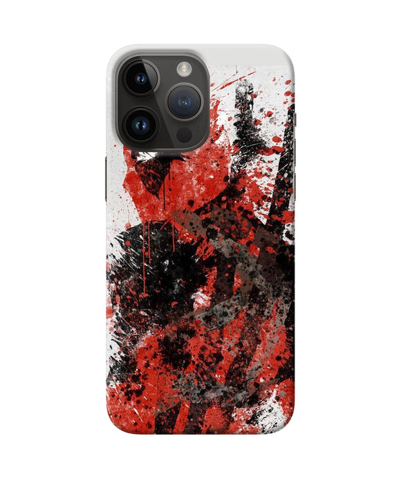 Deadpool rugh sketch iPhone 14 Pro Max Back Cover