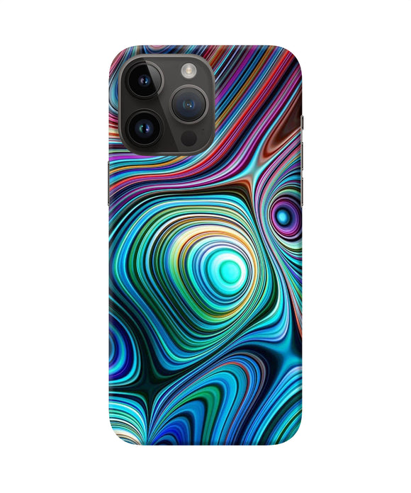 Abstract coloful waves iPhone 14 Pro Max Back Cover