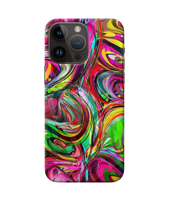 Abstract colorful ink iPhone 14 Pro Max Back Cover
