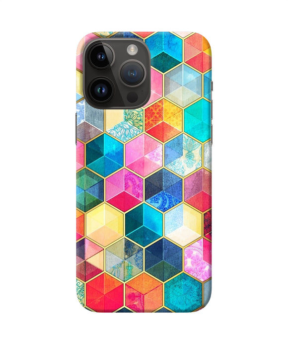 Abstract color box iPhone 14 Pro Max Back Cover