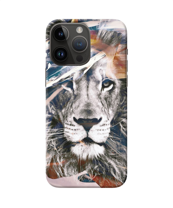 Lion poster iPhone 14 Pro Max Back Cover