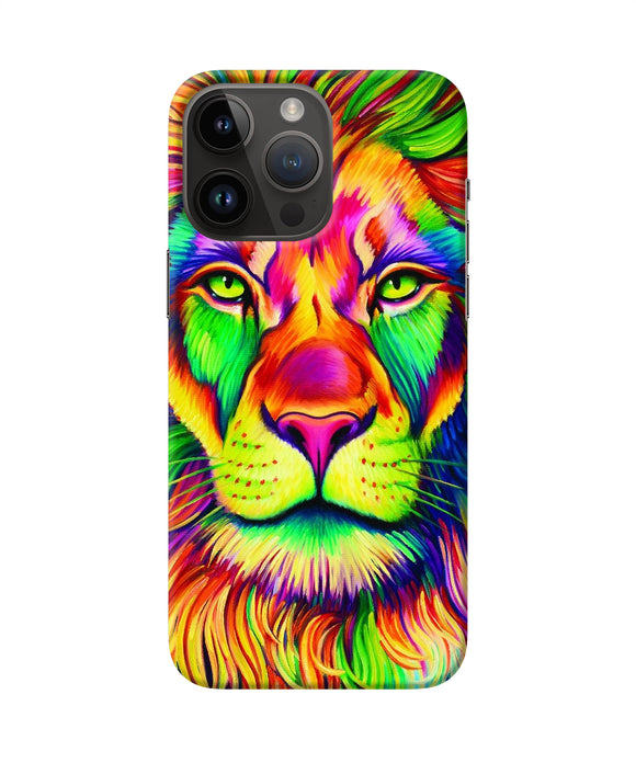 Lion color poster iPhone 14 Pro Max Back Cover
