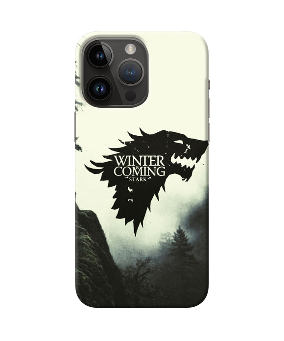 Winter coming stark iPhone 14 Pro Max Back Cover