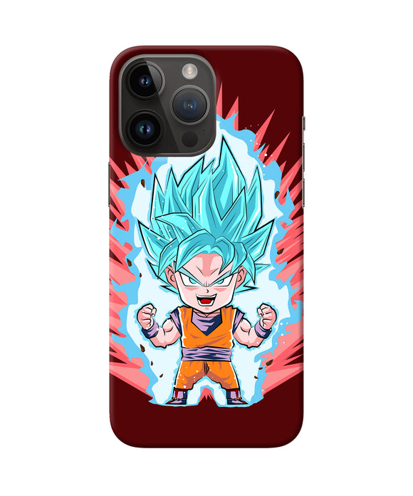 Goku little character iPhone 14 Pro Max Back Cover