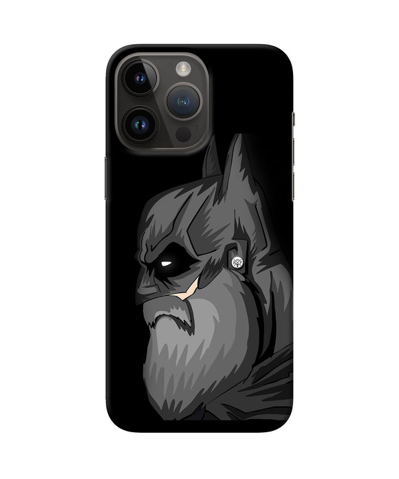 Batman with beard iPhone 14 Pro Max Back Cover
