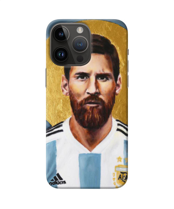 Messi face iPhone 14 Pro Max Back Cover