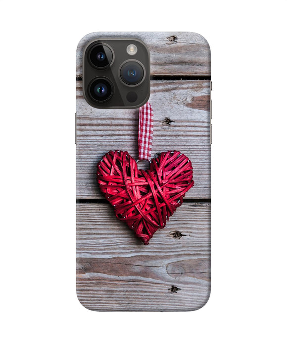 Lace heart iPhone 14 Pro Max Back Cover