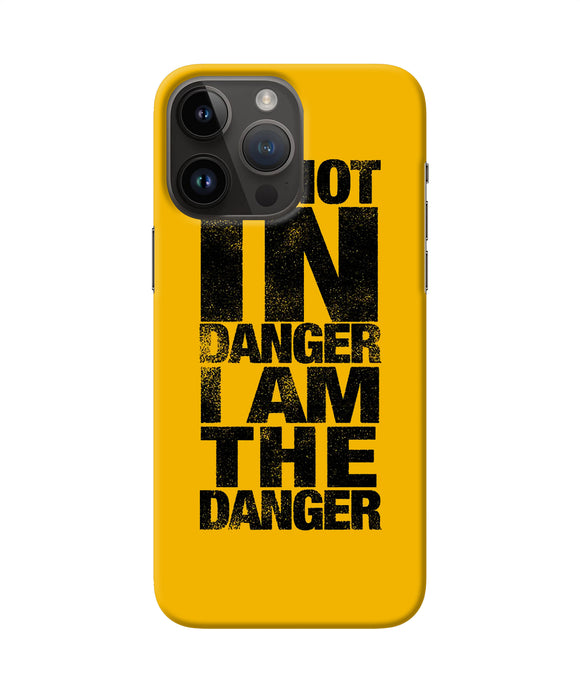 Im not in danger quote iPhone 14 Pro Max Back Cover